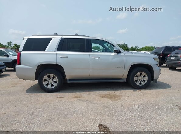 1GNSCAKC7GR106844 2016 CHEVROLET TAHOE Silver Rear interior view