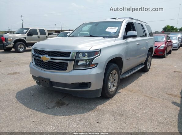 1GNSCAKC7GR106844 2016 CHEVROLET TAHOE Silver Front left