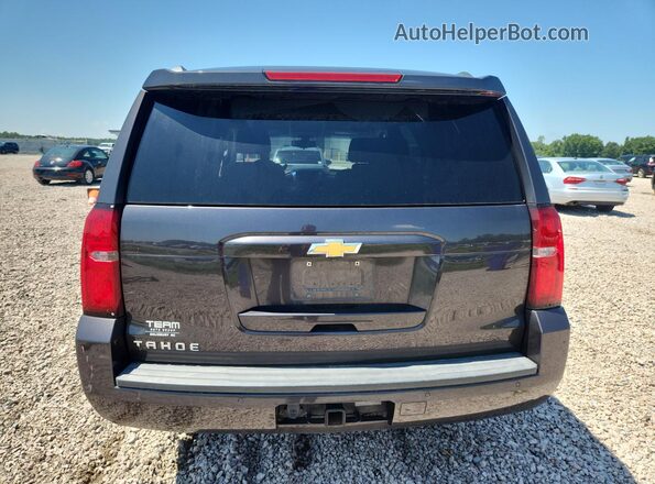 1GNSCAKC7JR334950 2018 CHEVROLET TAHOE Black Հետևի տեսք