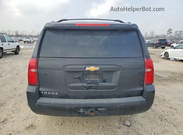 1GNSCAKC8HR392527 2017 CHEVROLET TAHOE Black Rear view