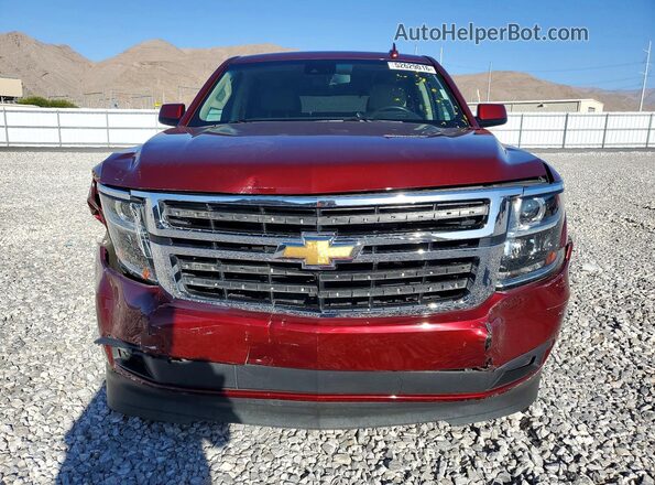 1GNSCAKC8KR111978 2019 CHEVROLET TAHOE Burgundy Դիմացի տեսք