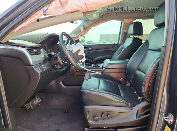 1GNSCAKC8LR170434 2020 CHEVROLET TAHOE Gray Front interior view