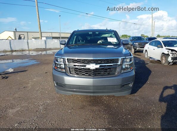 1GNSCAKC8LR194927 2020 CHEVROLET TAHOE Gray ხელსაწყოთა პანელის ხედი