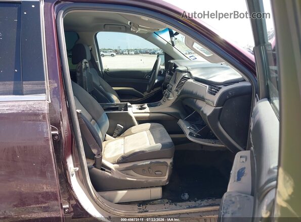 1GNSCAKC9HR259825 2017 CHEVROLET TAHOE Фиолетовый Вид салона спереди