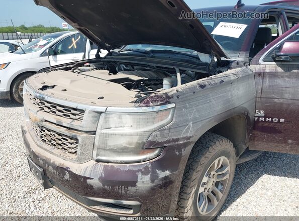 1GNSCAKC9HR259825 2017 CHEVROLET TAHOE Фиолетовый Вид спереди