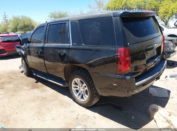 1GNSCAKCXGR359141 2016 CHEVROLET TAHOE Black Trasero izquierdo