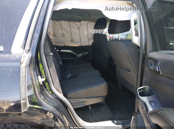 1GNSCAKCXGR359141 2016 CHEVROLET TAHOE Black Vista de la etiqueta del VIN