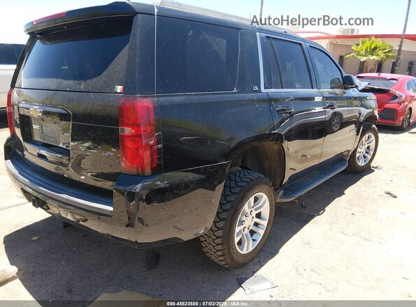 1GNSCAKCXGR359141 2016 CHEVROLET TAHOE Black Trasero derecho