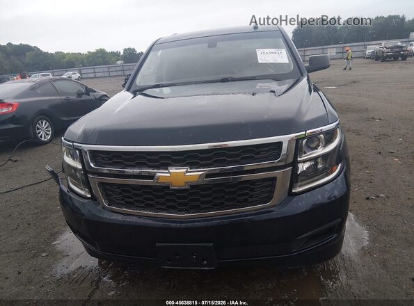 1GNSCAKCXHR240412 2017 CHEVROLET TAHOE Blue Widok wnętrza z tyłu