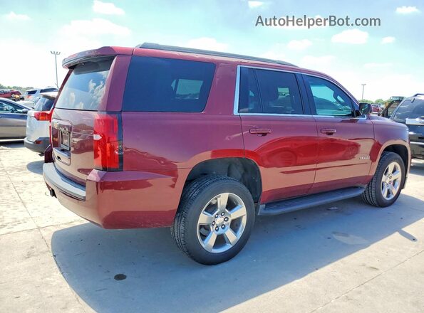 1GNSCAKCXKR262966 2019 CHEVROLET TAHOE Red Trasero derecho