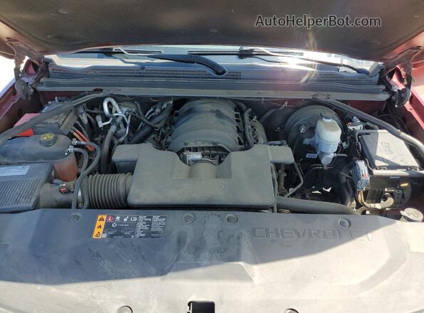 1GNSCAKCXKR262966 2019 CHEVROLET TAHOE Red Vista del compartimento del motor