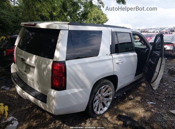 1GNSCBKC0GR364175 2016 CHEVROLET TAHOE Белый Задняя правая четверть