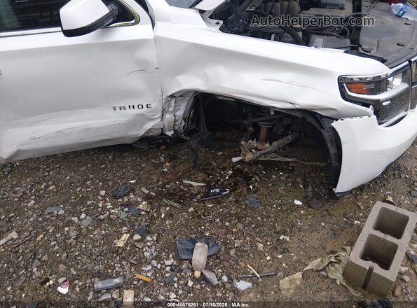 1GNSCBKC0GR364175 2016 CHEVROLET TAHOE Белый Вид спереди