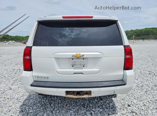 1GNSCBKC0HR153284 2017 CHEVROLET TAHOE White უკანა ხედი