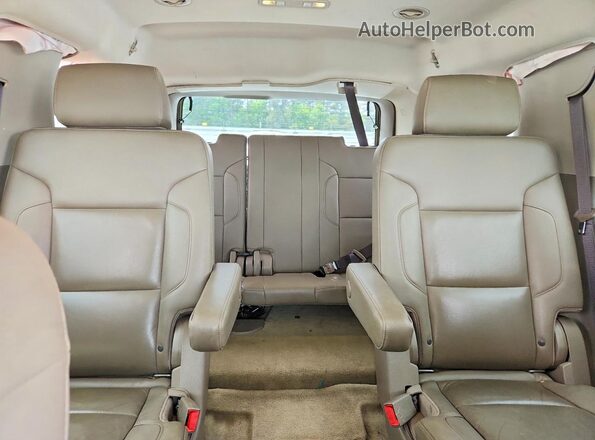 1GNSCBKC0HR153284 2017 CHEVROLET TAHOE White უკანა სავარძლების ხედი