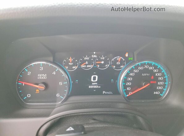 1GNSCBKC0HR317701 2017 CHEVROLET TAHOE Угольный Вид щитка приборов