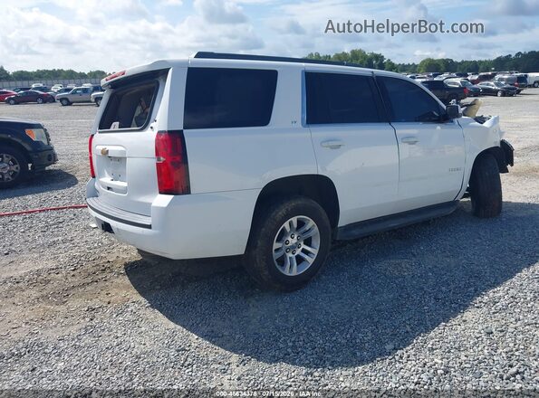 1GNSCBKC0JR103460 2018 CHEVROLET TAHOE Белый Задняя правая четверть