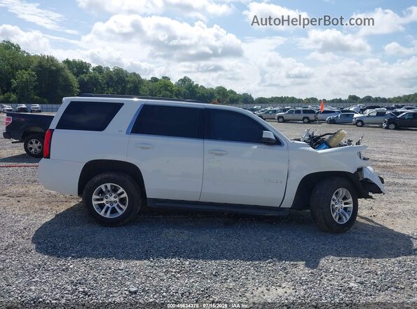 1GNSCBKC0JR103460 2018 CHEVROLET TAHOE Белый Панорамный вид салона 360°
