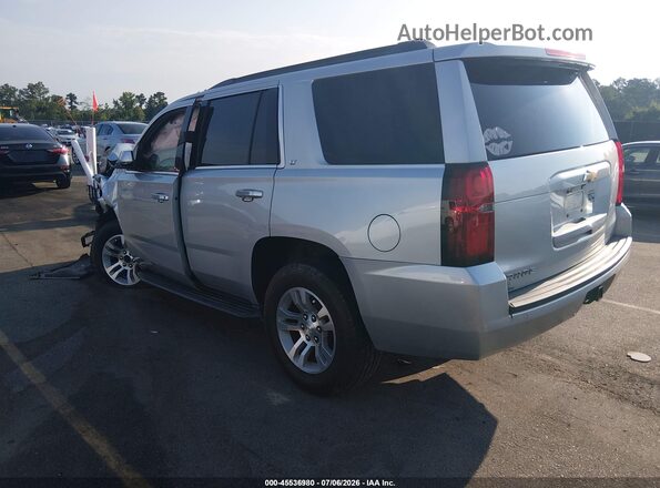 1GNSCBKC0JR255111 2018 CHEVROLET TAHOE Silver Tył lewy