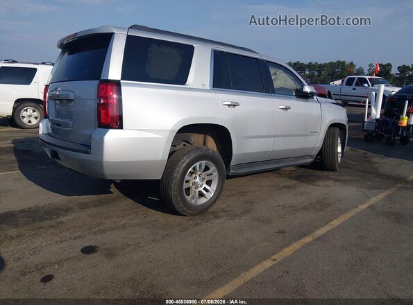 1GNSCBKC0JR255111 2018 CHEVROLET TAHOE Silver Tył prawy