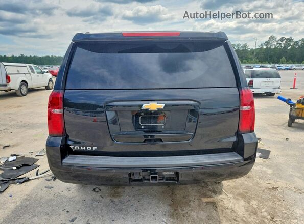 1GNSCBKC1HR125221 2017 CHEVROLET TAHOE Black Widok z tyłu