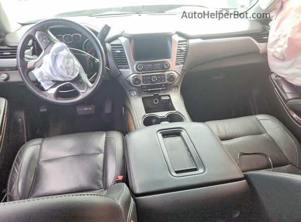 1GNSCBKC1HR125221 2017 CHEVROLET TAHOE Black Widok deski rozdzielczej