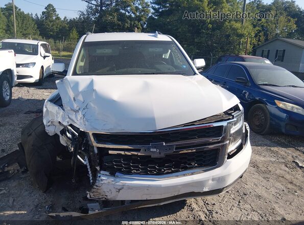 1GNSCBKC1HR243561 2017 CHEVROLET TAHOE Белый Вид задней части салона
