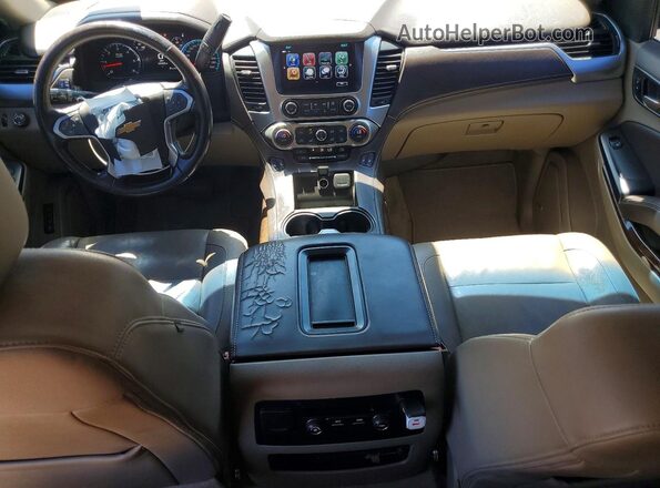 1GNSCBKC1HR351808 2017 CHEVROLET TAHOE Burgundy Առջևի վահանակի տեսք