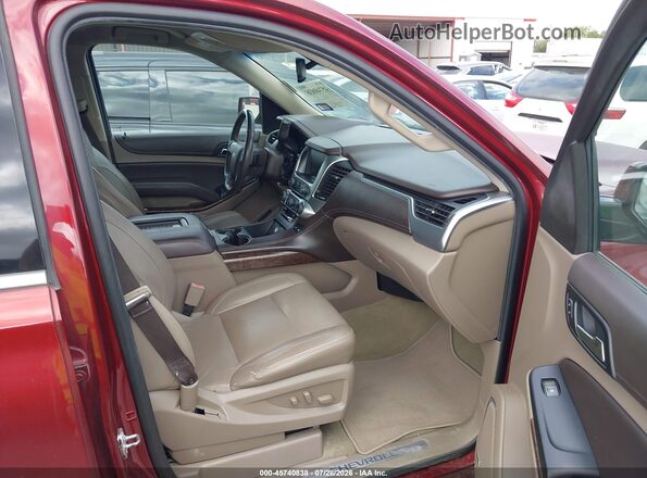1GNSCBKC1HR402773 2017 CHEVROLET TAHOE Red Front interior view