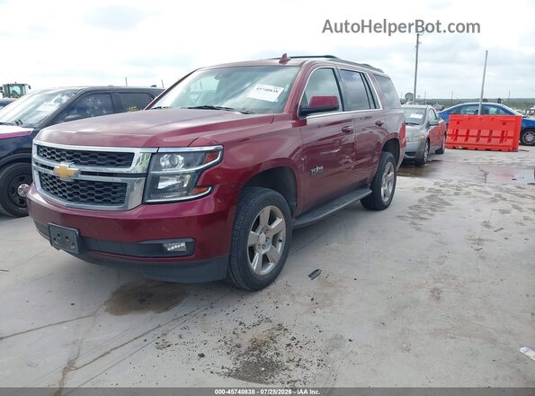 1GNSCBKC1HR402773 2017 CHEVROLET TAHOE Red Front left