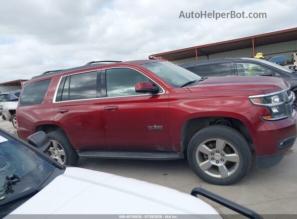 1GNSCBKC1HR402773 2017 CHEVROLET TAHOE Red Rear interior view