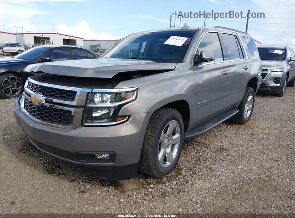 1GNSCBKC1JR385706 2018 CHEVROLET TAHOE Серый Передняя левая четверть