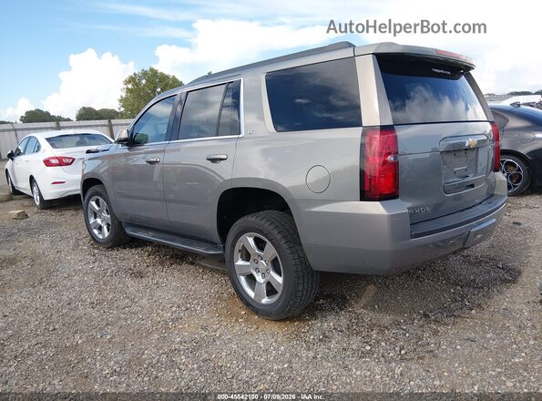 1GNSCBKC1JR385706 2018 CHEVROLET TAHOE Серый Задняя левая четверть