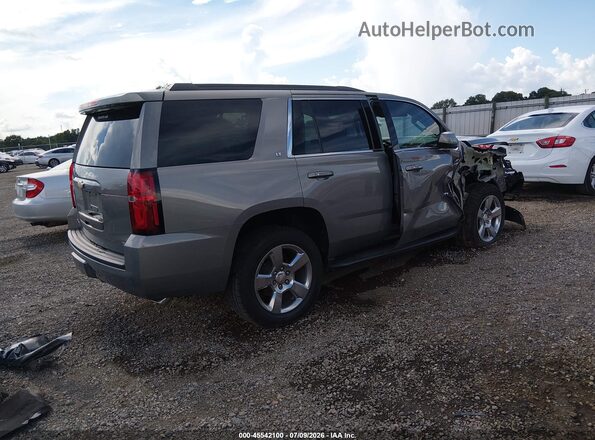 1GNSCBKC1JR385706 2018 CHEVROLET TAHOE Серый Задняя правая четверть