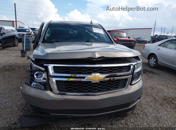 1GNSCBKC1JR385706 2018 CHEVROLET TAHOE Серый Вид задней части салона