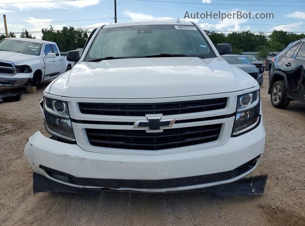 1GNSCBKC2JR365769 2018 CHEVROLET TAHOE White Vista frontal