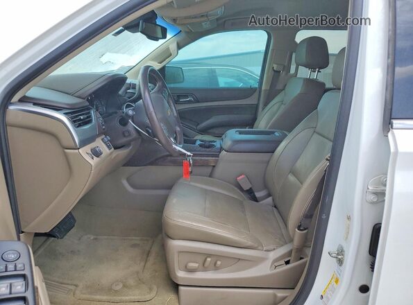 1GNSCBKC3HR116861 2017 CHEVROLET TAHOE White წინა სალონის ხედი
