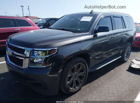 1GNSCBKC3JR108300 2018 CHEVROLET TAHOE Black წინა მარცხენა ხედი სამი მეოთხედიდან