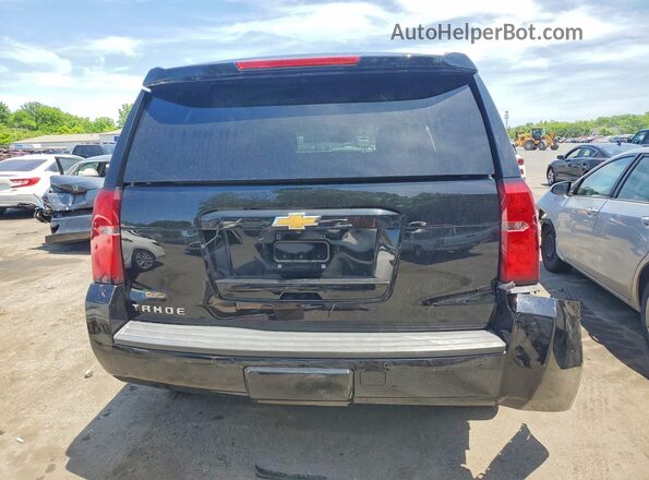 1GNSCBKC3JR238657 2018 CHEVROLET TAHOE Black Vista trasera