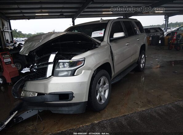 1GNSCBKC4GR402376 2016 CHEVROLET TAHOE Champagne Передня ліва чверть