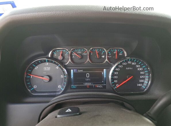 1GNSCBKC4HR236894 2017 CHEVROLET TAHOE Blue ხელსაწყოთა პანელის ხედი