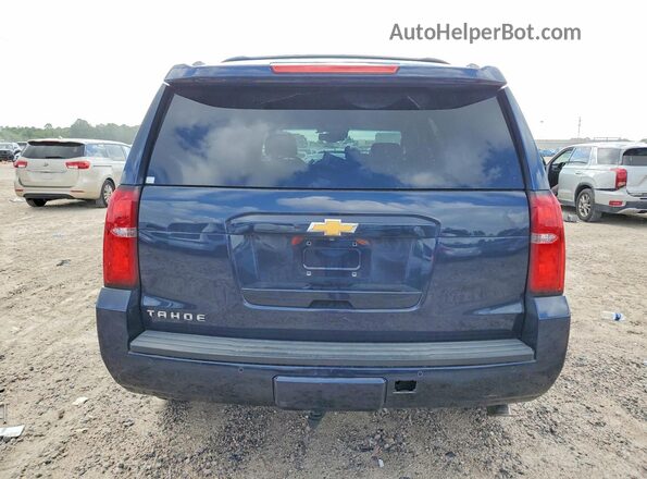 1GNSCBKC4HR236894 2017 CHEVROLET TAHOE Blue უკანა ხედი