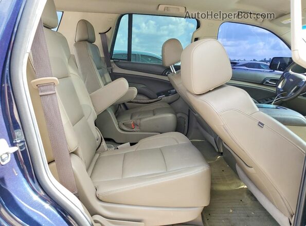 1GNSCBKC4HR236894 2017 CHEVROLET TAHOE Blue უკანა სალონის ხედი