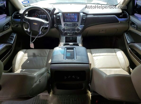 1GNSCBKC4HR236894 2017 CHEVROLET TAHOE Blue წინა პანელის ხედი
