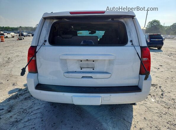 1GNSCBKC4HR308693 2017 CHEVROLET TAHOE White Widok z tyłu