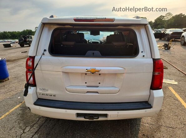 1GNSCBKC5GR229273 2016 CHEVROLET TAHOE White Вид ззаду