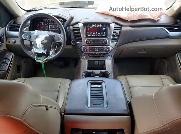 1GNSCBKC5GR318552 2016 CHEVROLET TAHOE Tan Vista del salpicadero
