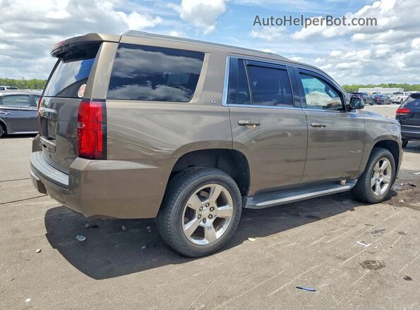 1GNSCBKC5GR318552 2016 CHEVROLET TAHOE Tan Trasero derecho