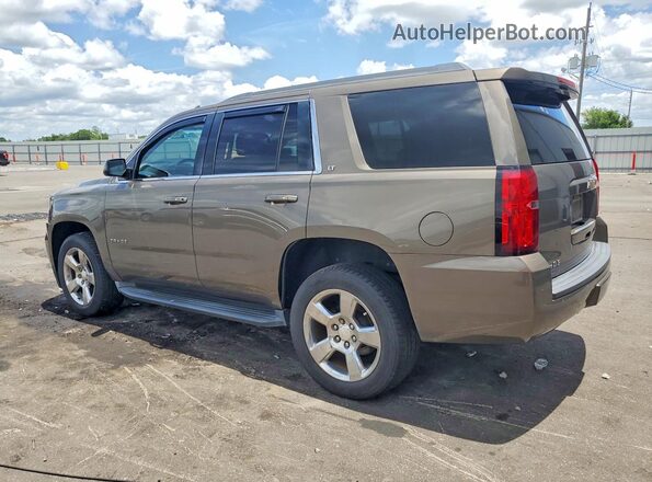 1GNSCBKC5GR318552 2016 CHEVROLET TAHOE Tan Trasero izquierdo