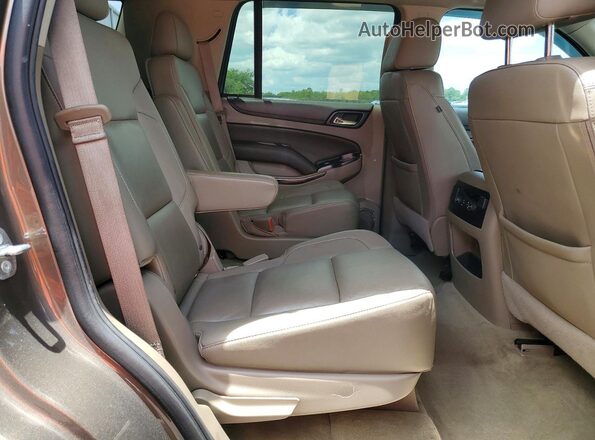 1GNSCBKC5GR318552 2016 CHEVROLET TAHOE Tan Vista interior trasera